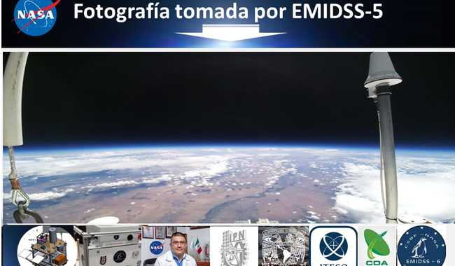 Un éxito, prueba de módulo espacial mexicano EMIDSS-5 en misión de NASA