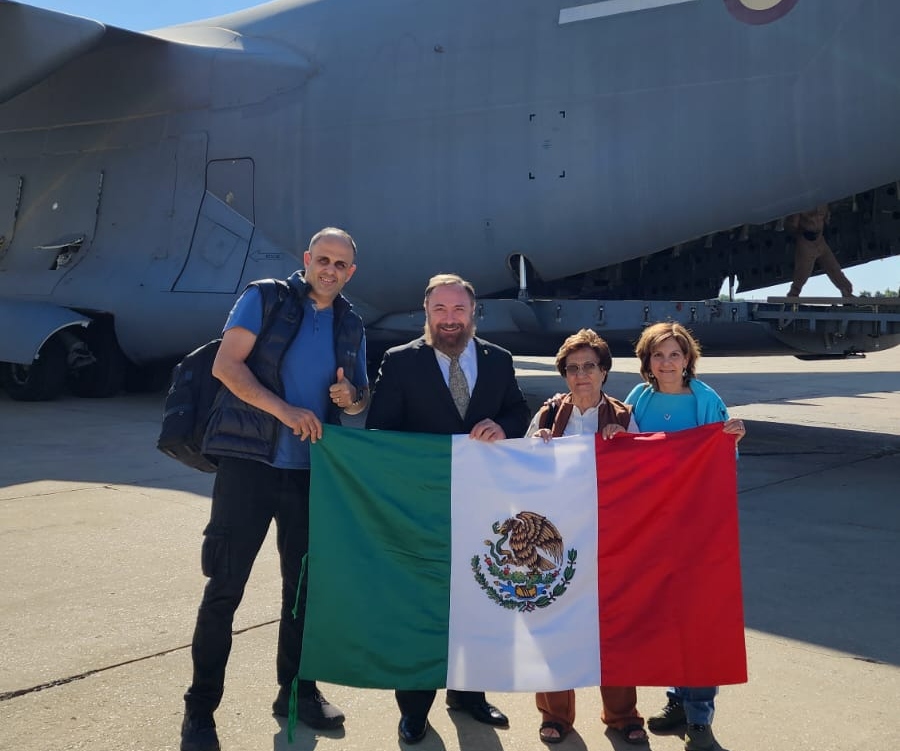 Se realiza cuarto vuelo humanitario para evacuar a personas mexicanas de Líbano
