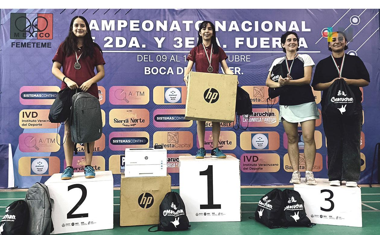Finaliza el Nacional de Tenis de Mesa de Segunda y Tercera fuerza