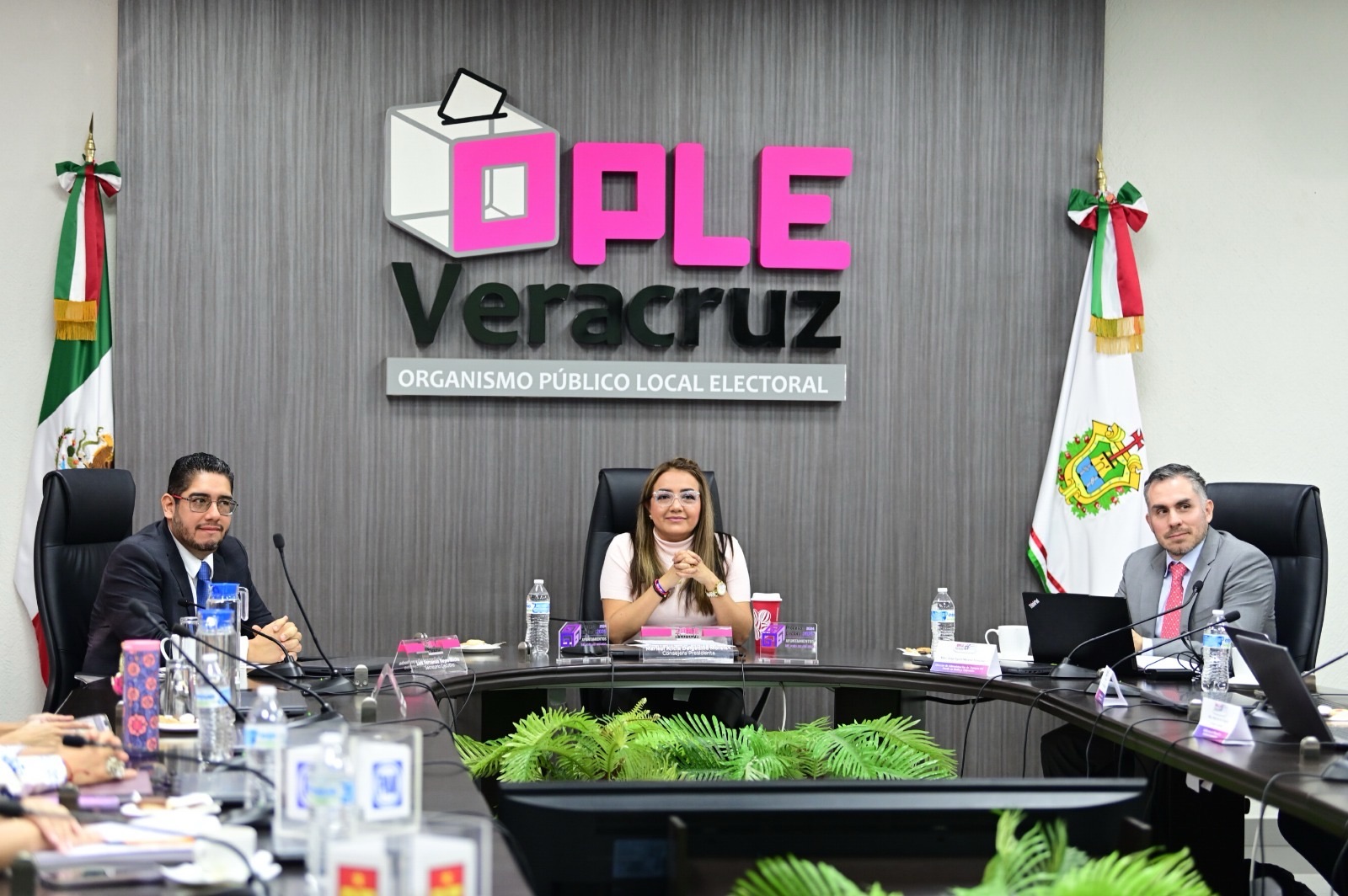 OPLE Veracruz recibe capacitación en tiempos de radio y televisión del INE