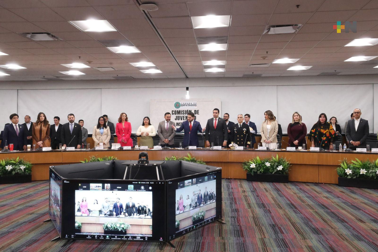 Instalan la Comisión de Juventud de la Cámara de Diputados