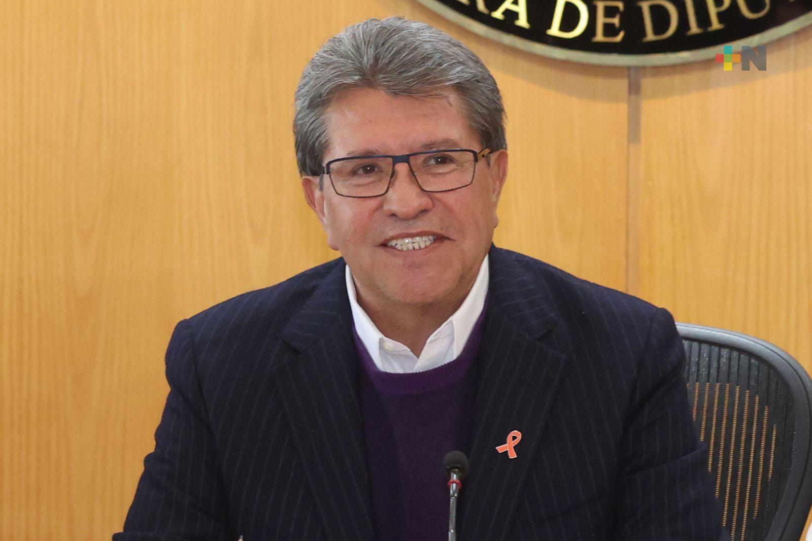 Expresa Ricardo Monreal a Claudia Sheinbaum el respaldo de la Cámara de Diputados ante cualquier injerencia