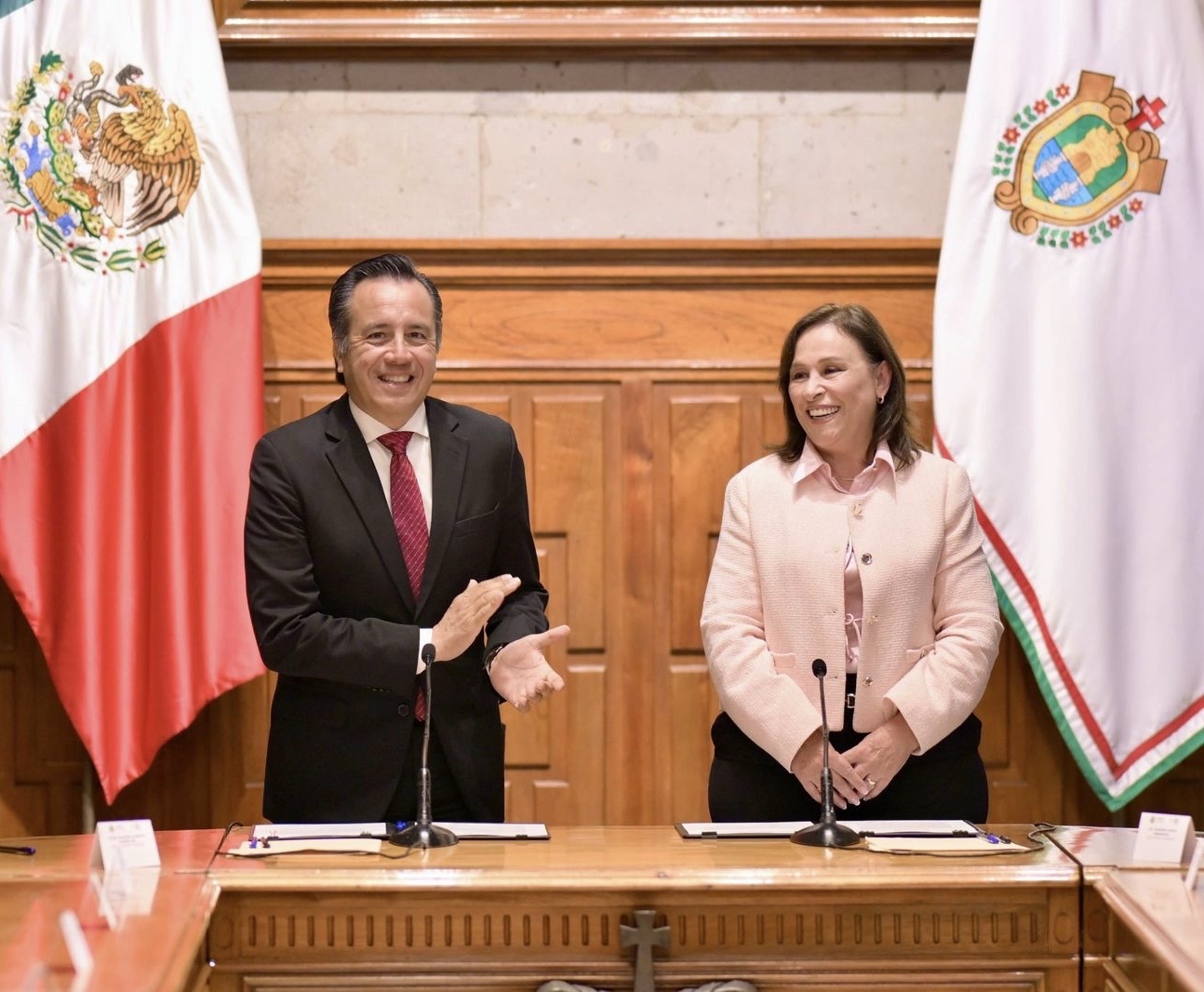Veracruz tendrá nivel político, afirma Rocío Nahle