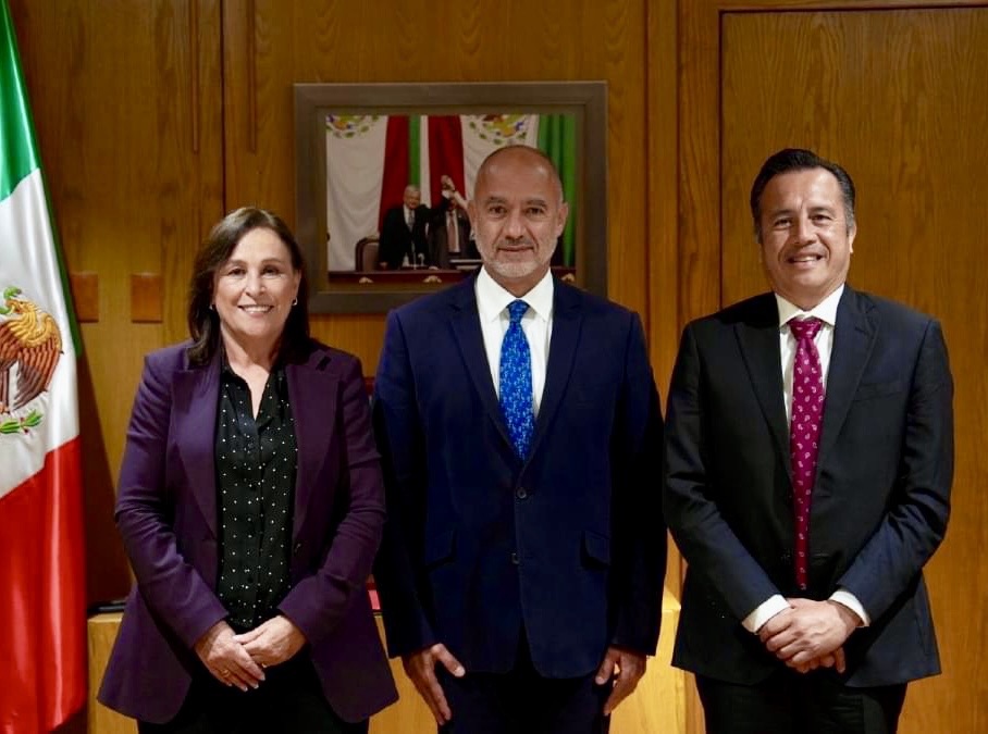 Rocío Nahle asiste a encuentro de gobernadores entrantes y salientes con Claudia Sheinbaum