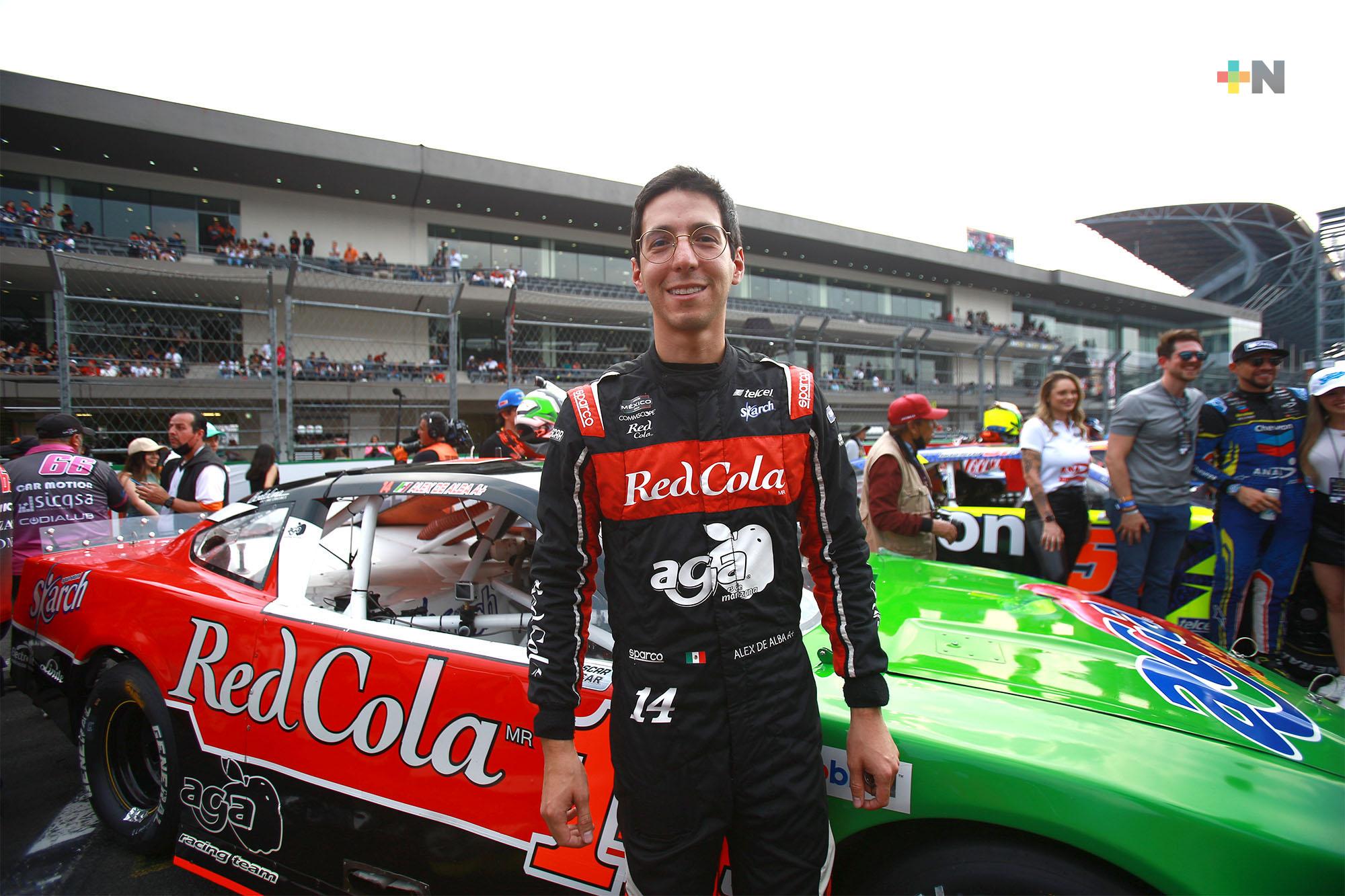 Alex de Alba Junior es el “Novato del Año” de NASCAR México Series