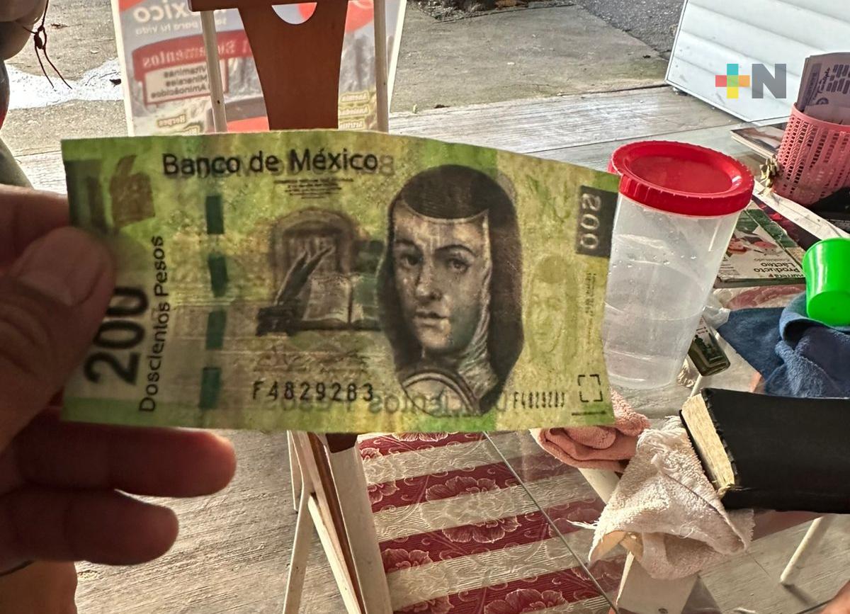 Continúan circulando billetes falsos en Coatzacoalcos