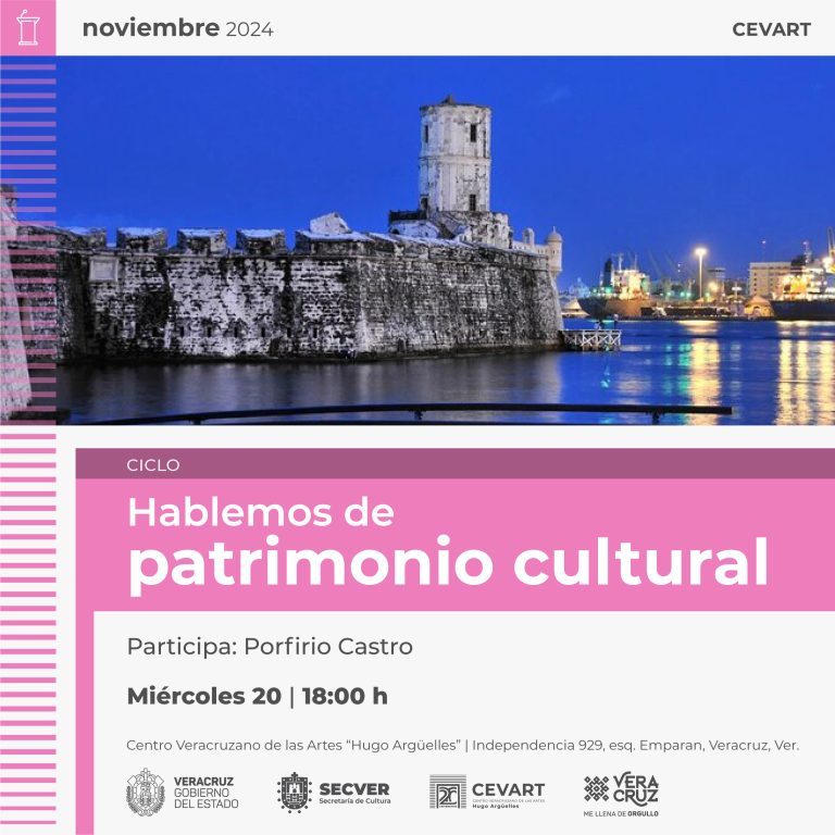 Invitan al conversatorio Hablemos de patrimonio cultural en el Cevart