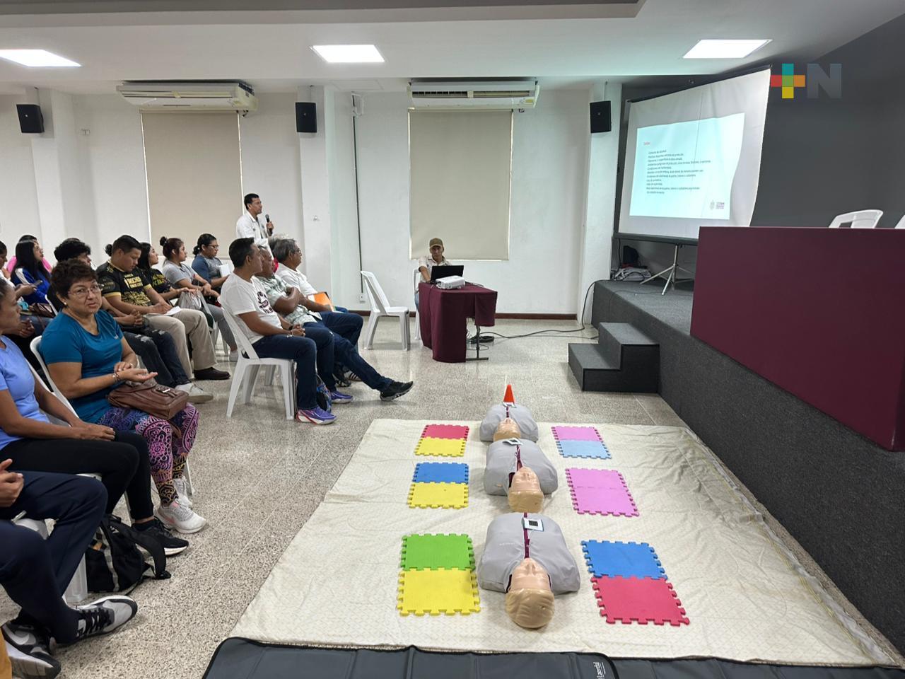 Municipio de Coatza capacita a promotores deportivos en primeros auxilios