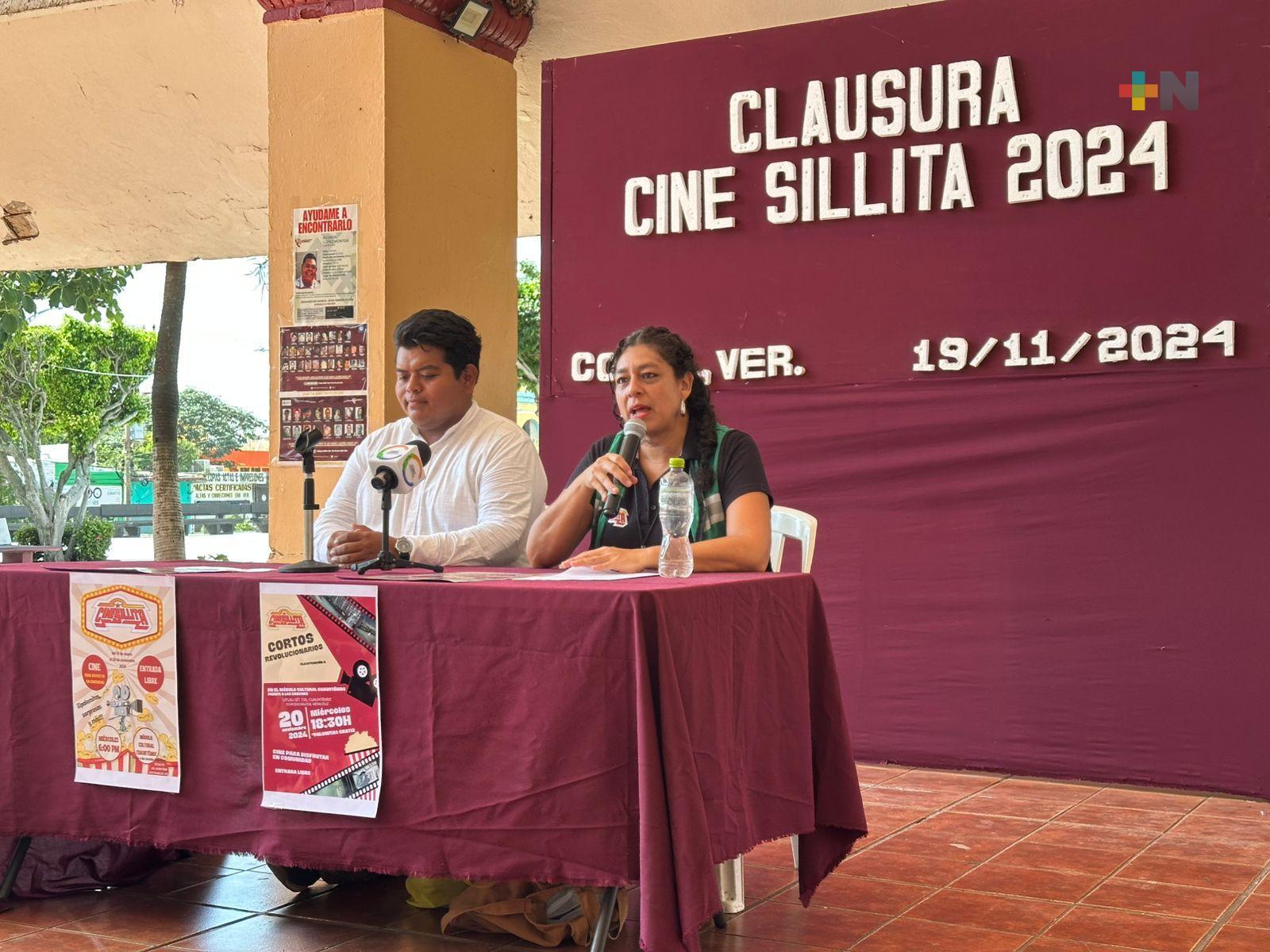 Concluye labores este año programa «Cine Sillita» en Coatza; se evaluará si continúa
