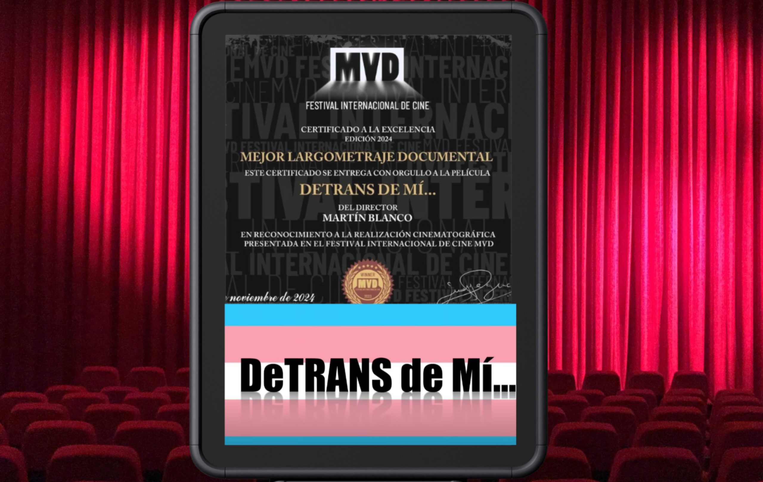 Festival Internacional de Cine MVD premia documental de RTV “DeTrans de mi”