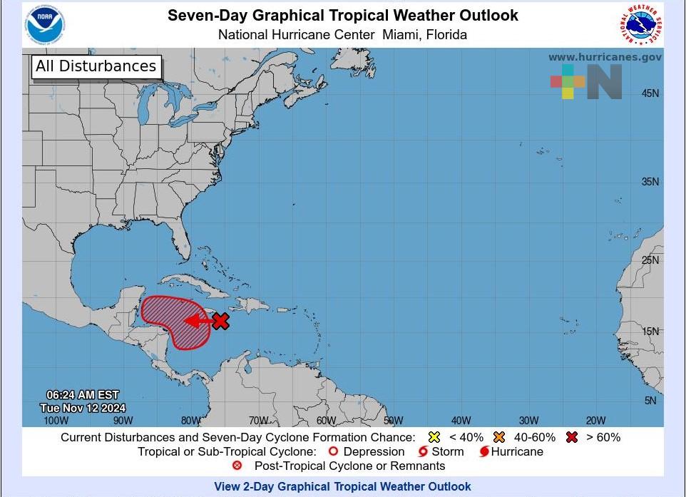 SPC da seguimiento a onda tropical sobre centro del mar Caribe