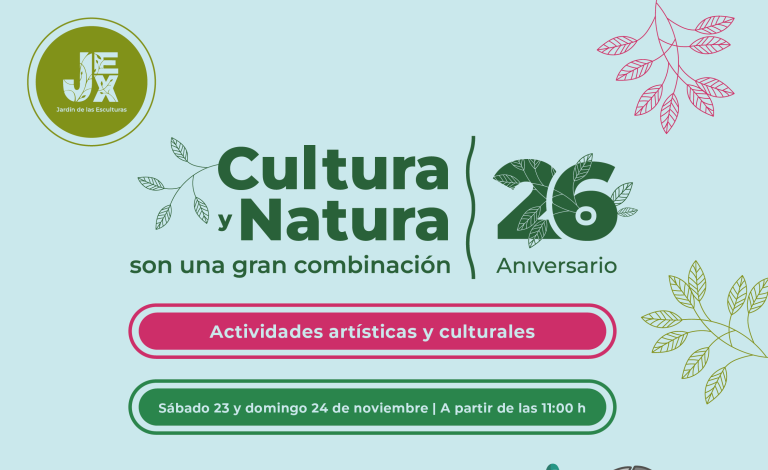 Invitan a las actividades del 26º Aniversario del Jardín de las Esculturas de Xalapa