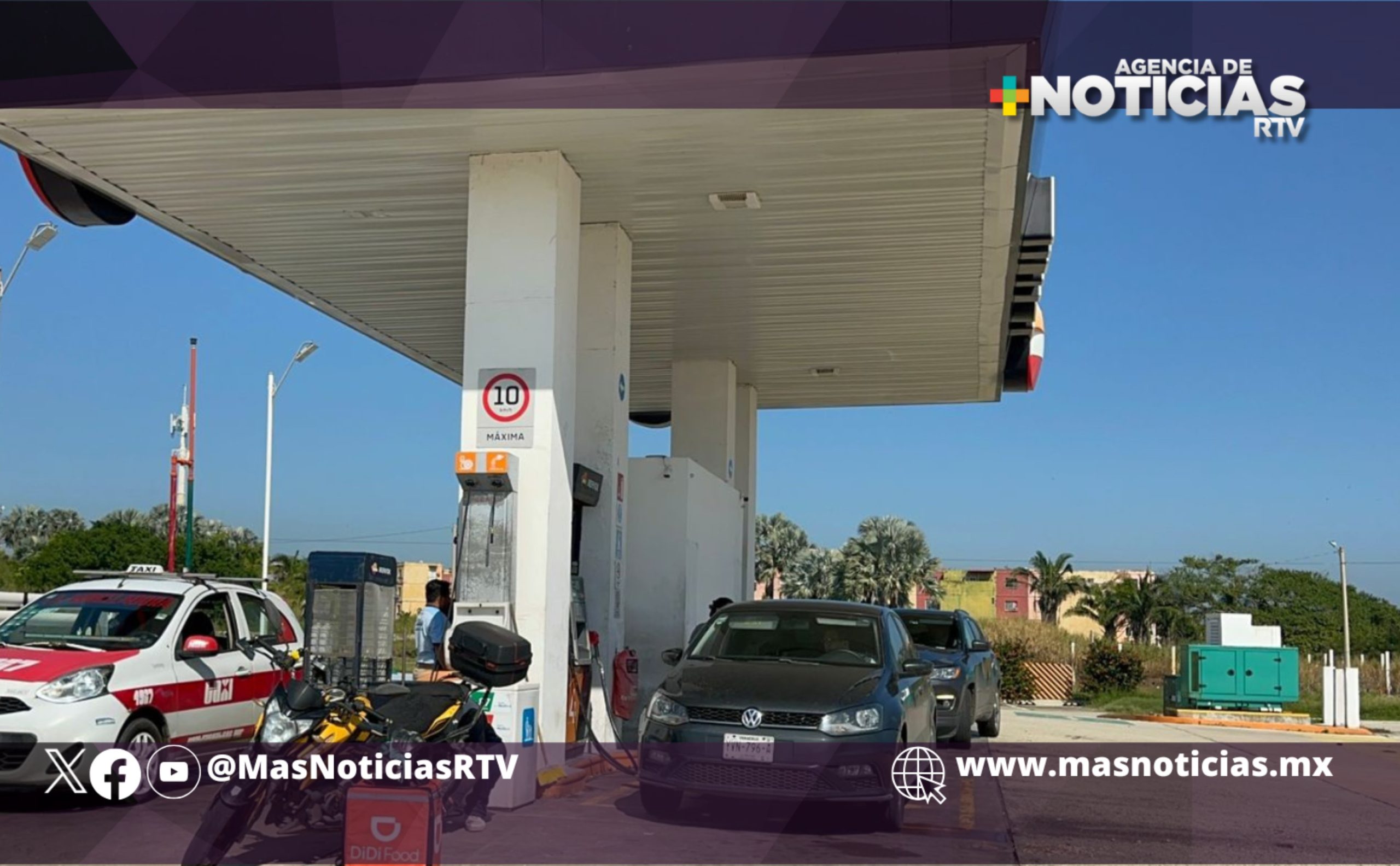 Empleada de gasolinera fue agredida por un cliente en Coatzacoalcos