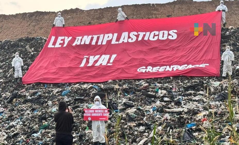 Greenpeace México solicita una “Ley antiplásticos, ¡Ya!”