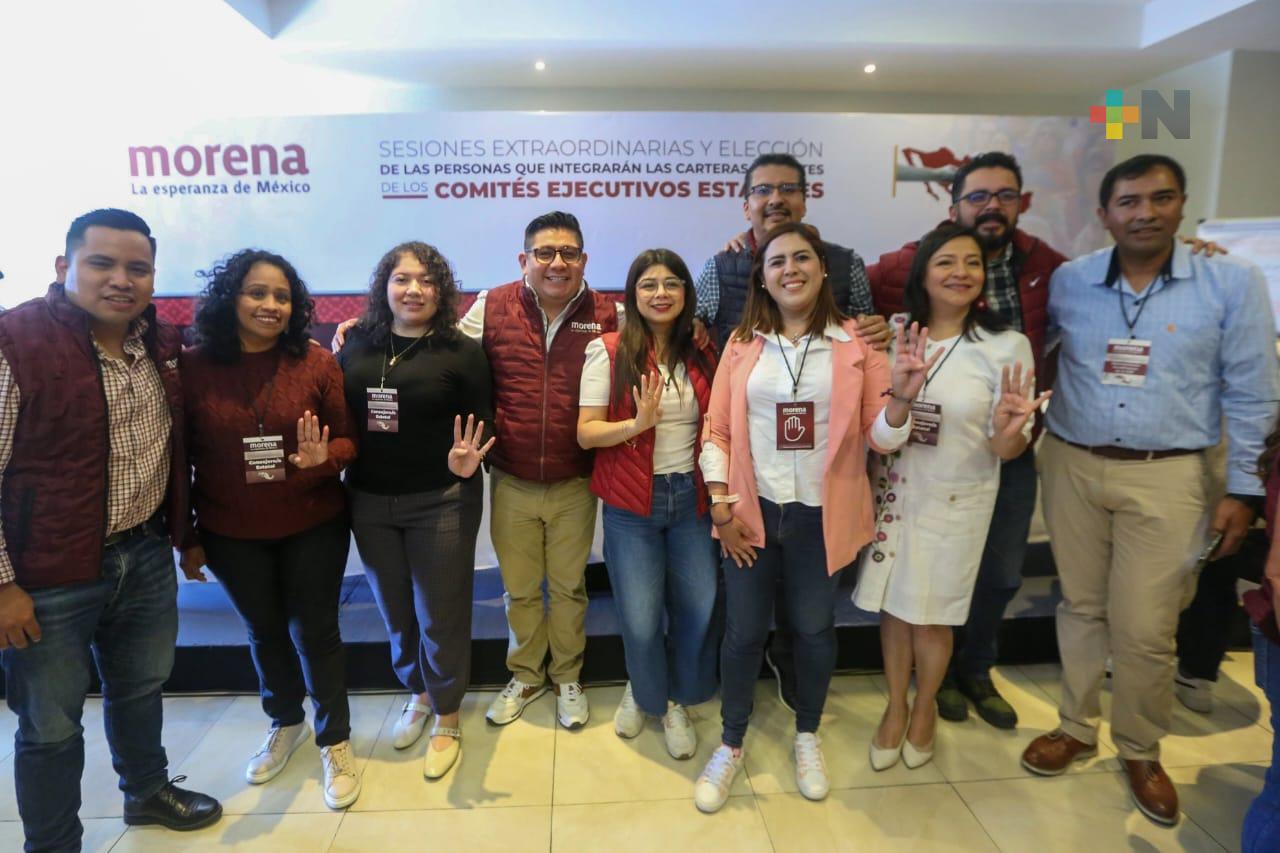 En Veracruz, Morena elige a Nalley Mendoza como secretaria general y a Regina Flores como secretaria de Formación Política