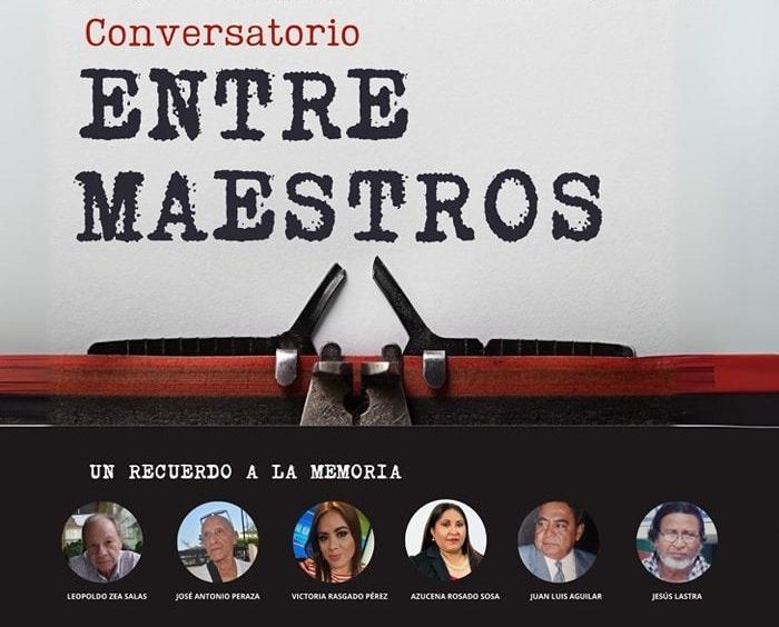 «Entre maestros», conversatorio que reunirá a reconocidos periodistas