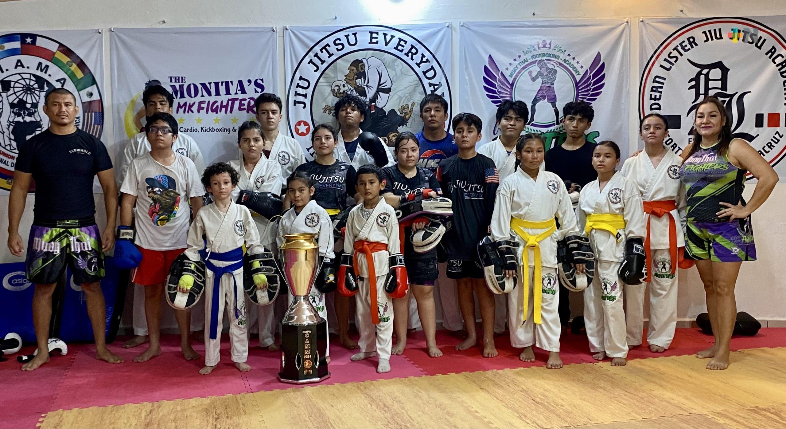 Academia Mk-Fighters/Jiujitsu Everyday obtiene la Copa CAMM 2024