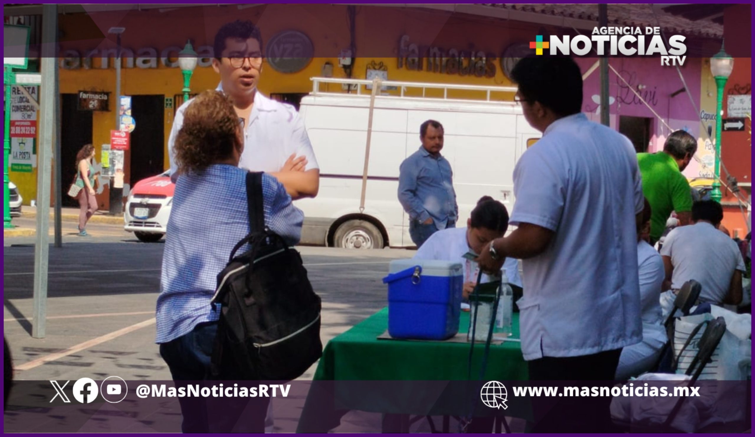 Inicia jornada de vacunación contra el influenza y tétanos en Coatepec