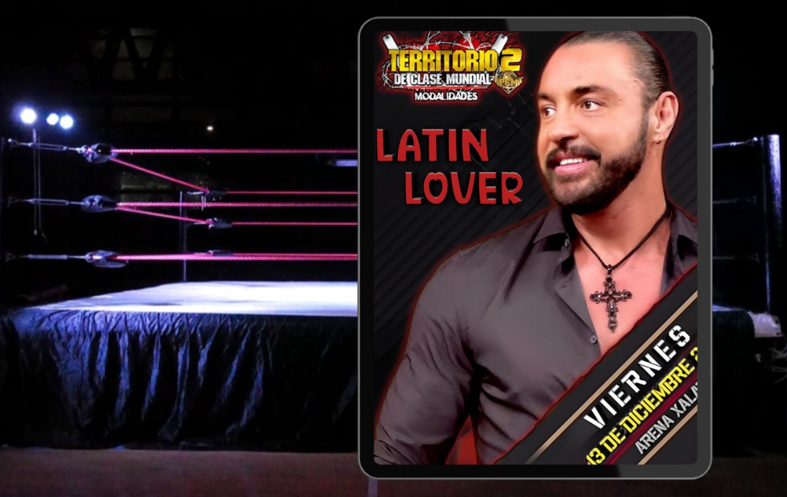 Latin Lover volverá a la Arena Xalapa