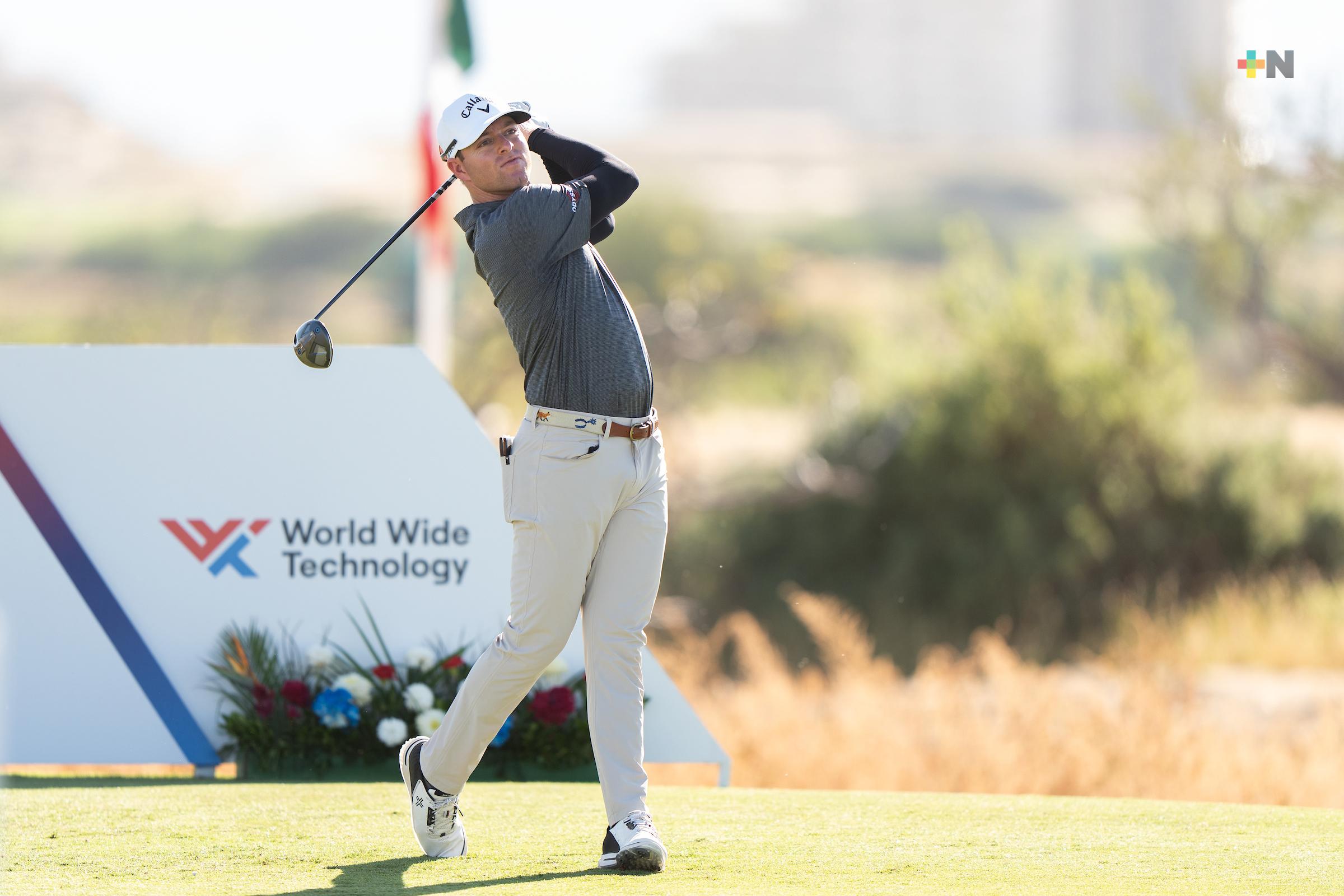 Nico Echavarría y Max Greyserman, colíderes a la mitad del World Wide Technology Championship