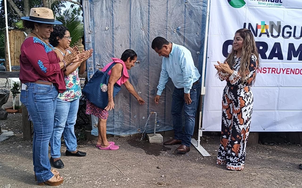 Inauguran diferentes obras en municipio de Cuitláhuac