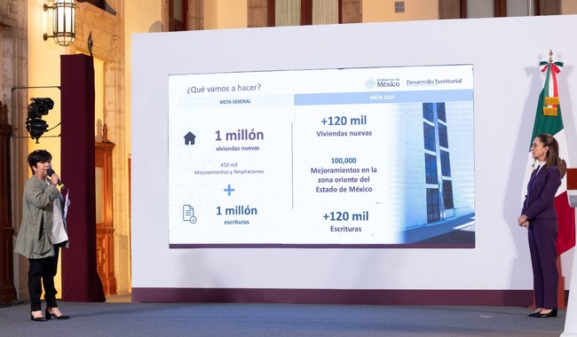 Presenta Sedatu avances del Programa de Vivienda para el Bienestar