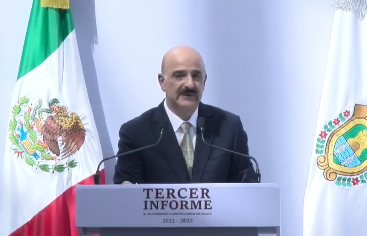 Ricardo Ahued rinde su tercer y último informe de gobierno
