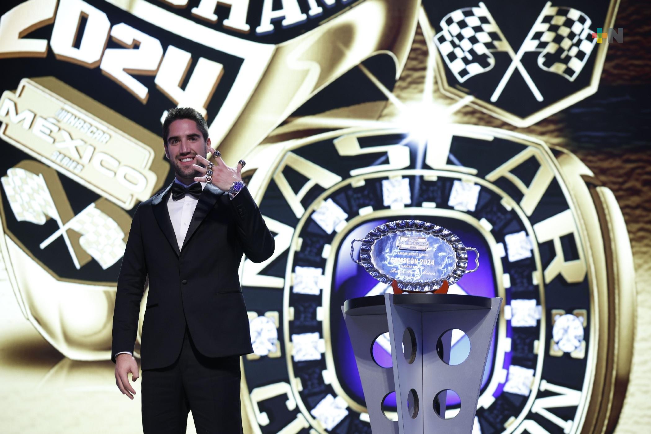 NASCAR premió a Rubén García Jr., campeón de la México Series 2024