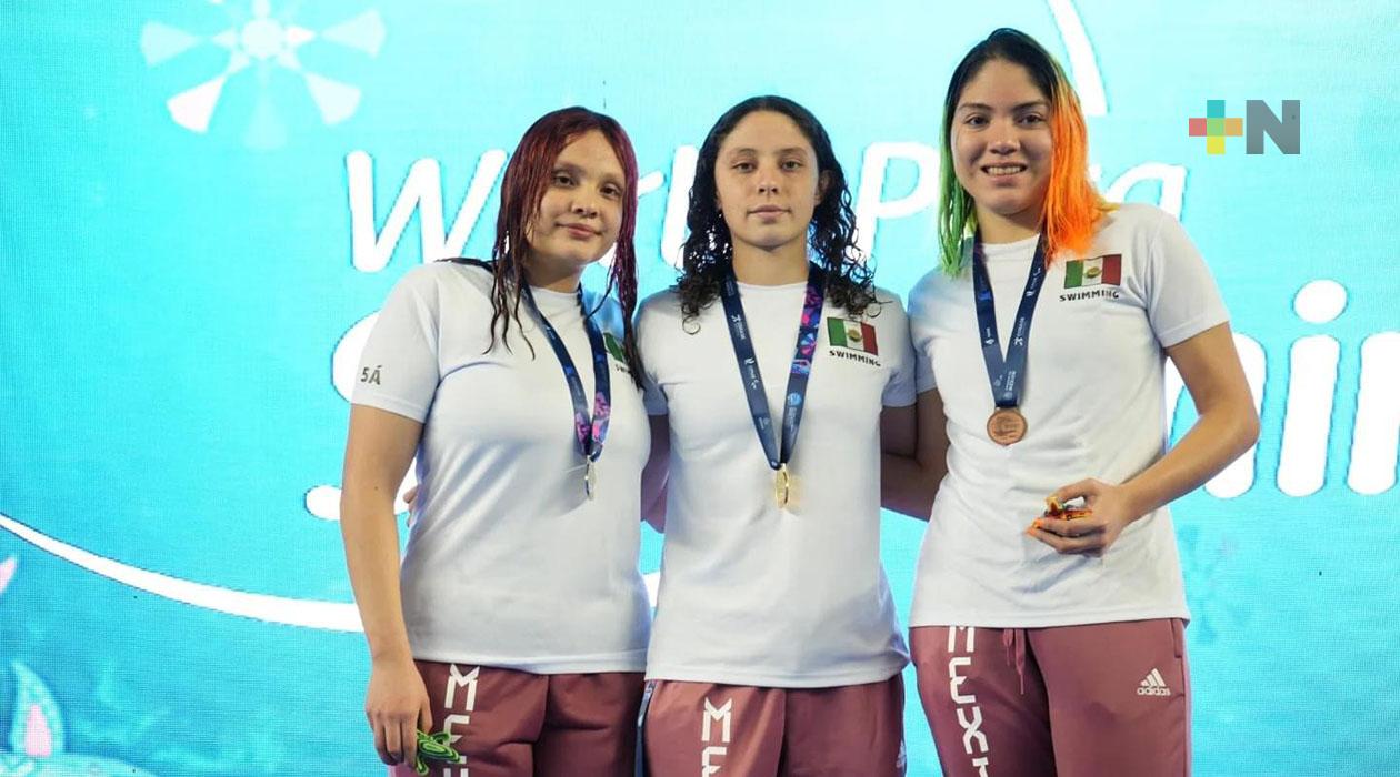 Rebeca Hernández gana medalla de bronce en el Citi Paraswimming México 2024