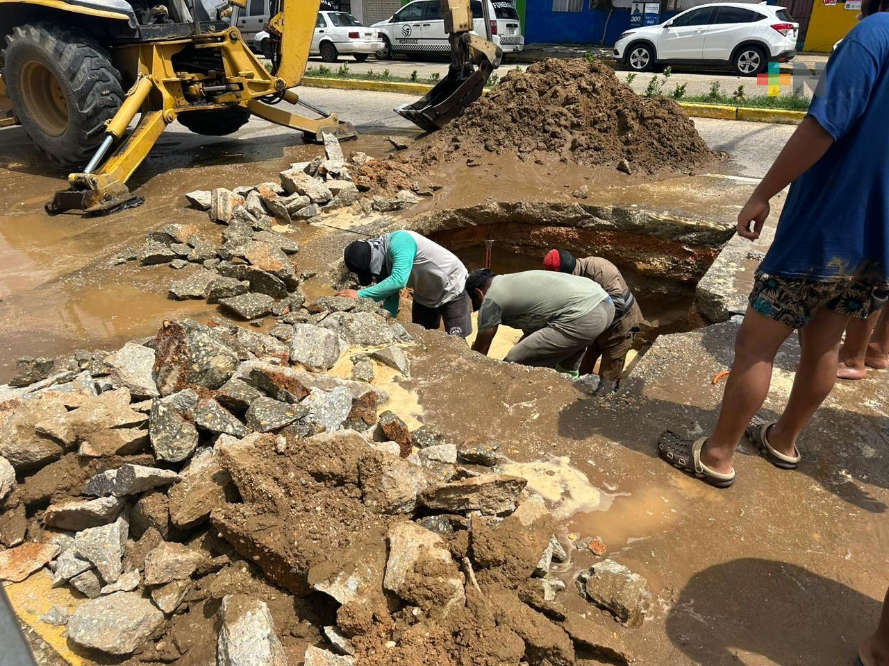 Zona centro de Coatza con más fugas de agua por antigüedad de tuberías