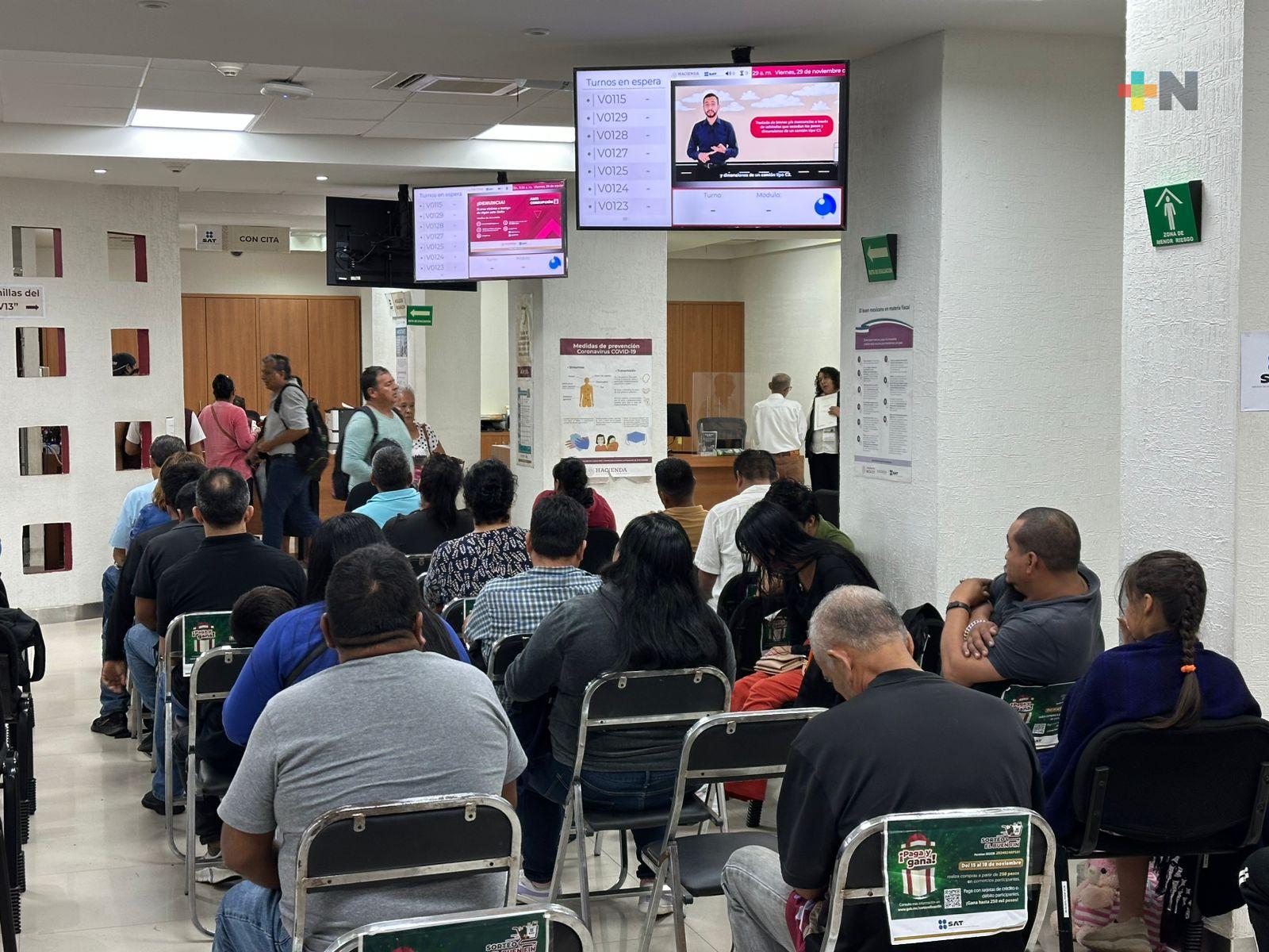 Durante diciembre, SAT continuará con programa de facilidades de pago