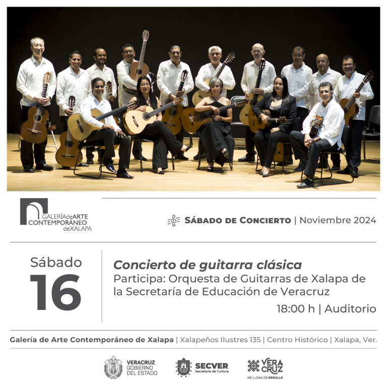 Invitan a los Sábados de concierto en la GACX