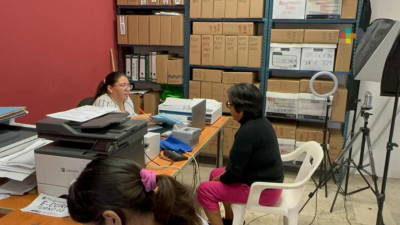 Coatza, uno de los seis municipios de Veracruz que tramitan CURP con datos biométricos