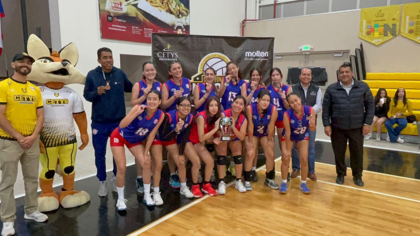 Bronce para Veracruz en el voli femenil de la CONADEIP 2024