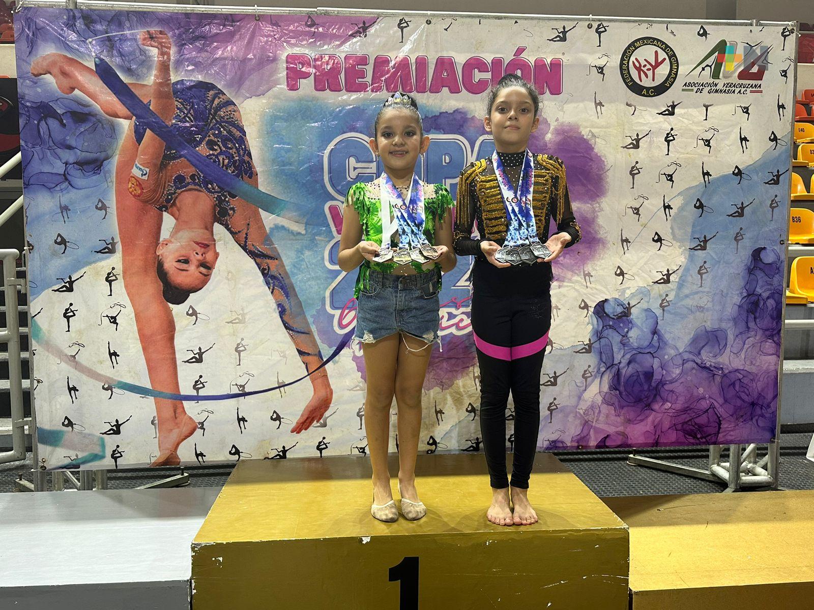 Destacan gimnastas de Club de Oro en la Copa Veracruz 2024