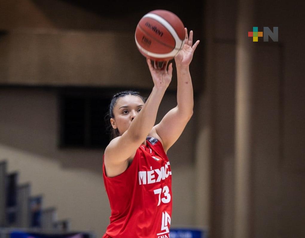 Aporta Alexia Lagunas 11 puntos en triunfo de México en Centrobasket Femenil