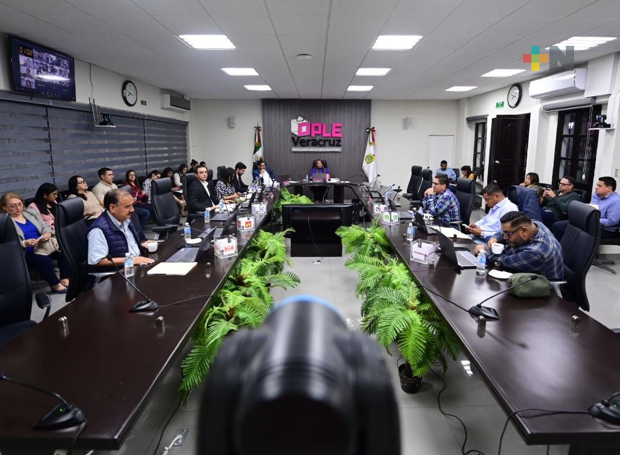 OPLE Veracruz aprueba plan y calendario del Proceso Electoral Local 2024-2025