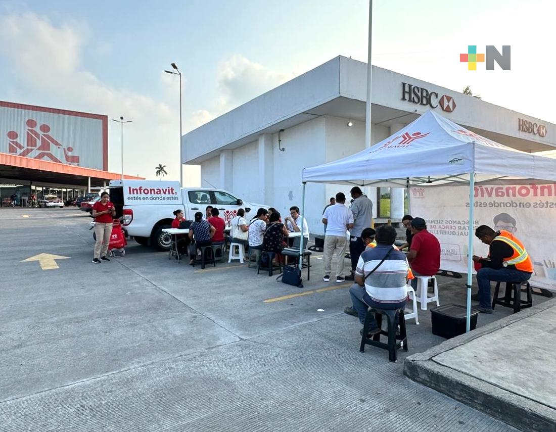 Infonavit lleva sus Brigadas de promoción y servicio a Veracruz