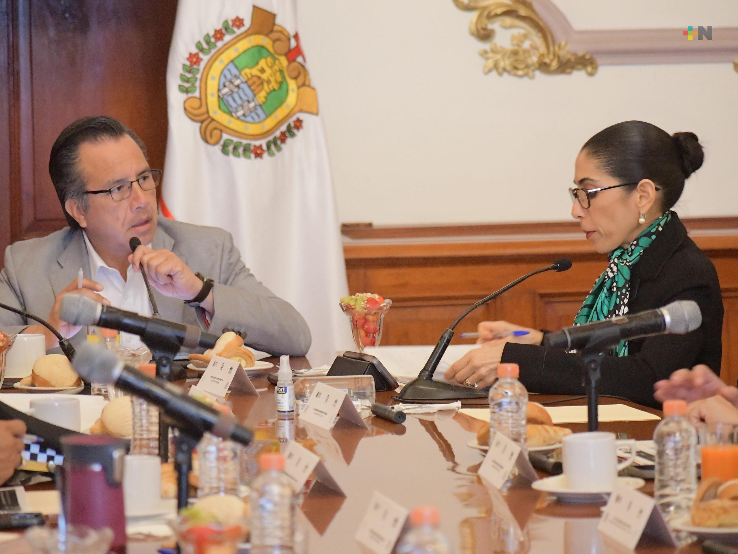 Mesa para Construcción de la Paz sesionó en  Palacio de Gobierno