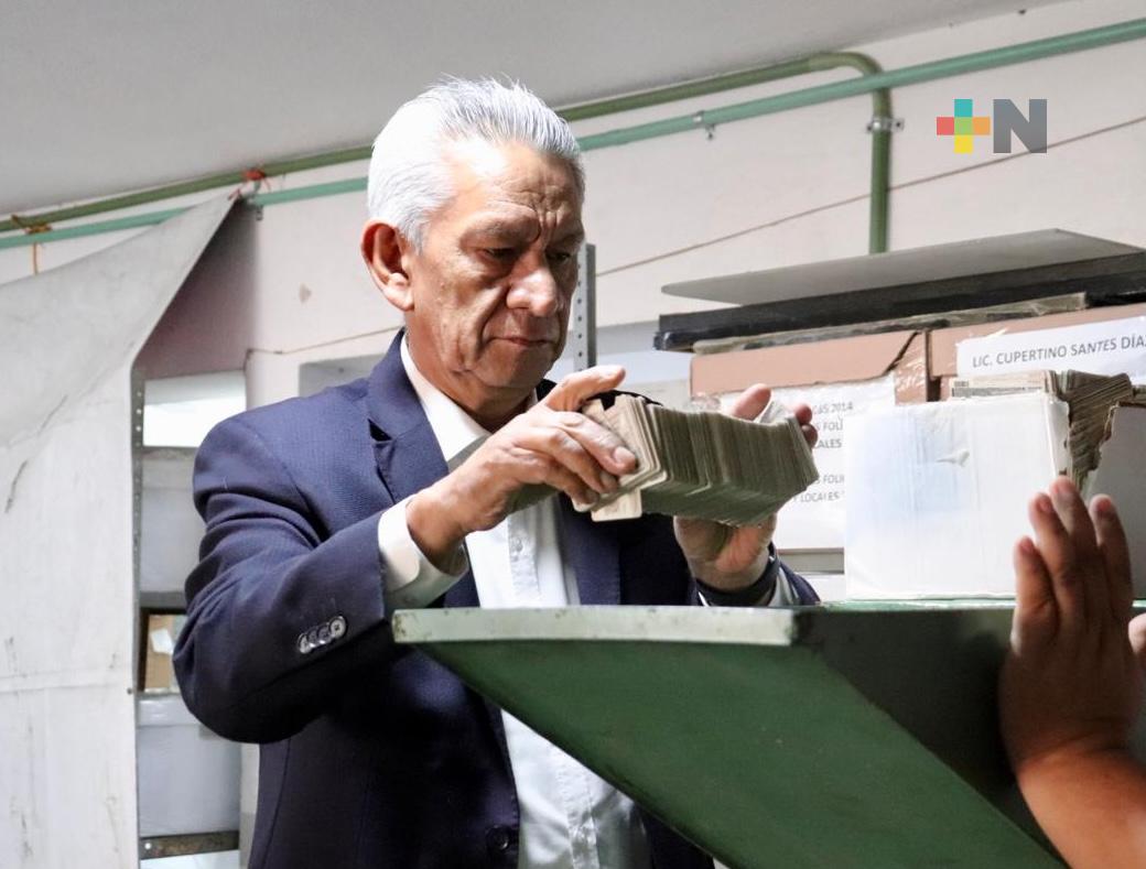 INE Veracruz destruyó 105 mil 357 credenciales para votar en la entidad