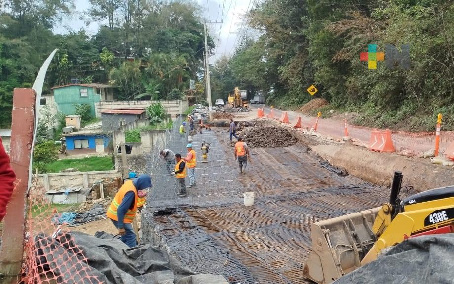 Muy avanzada la rehabilitación del tramo carretero del Boquerón en Banderilla