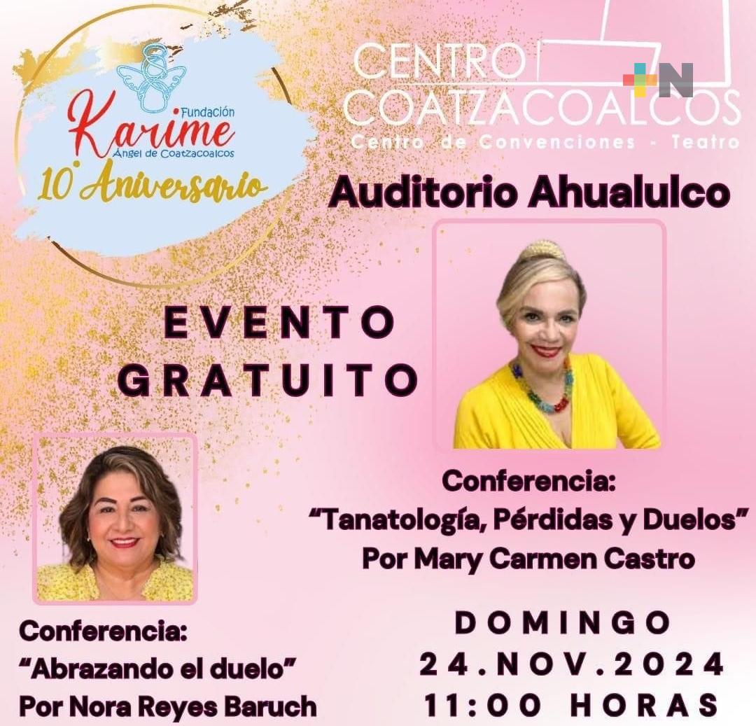Realizarán conferencias sobre manejo del duelo y tanatología en Coatzacoalcos