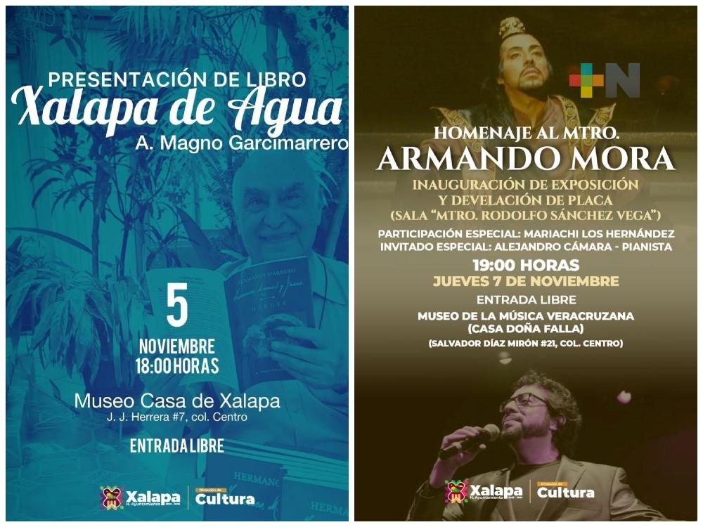 Esta semana habrá ballet, música y presentación de libro en Xalapa