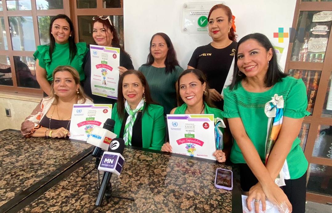 Asociación AMMJE organiza exposición “Mujer emprendedora»