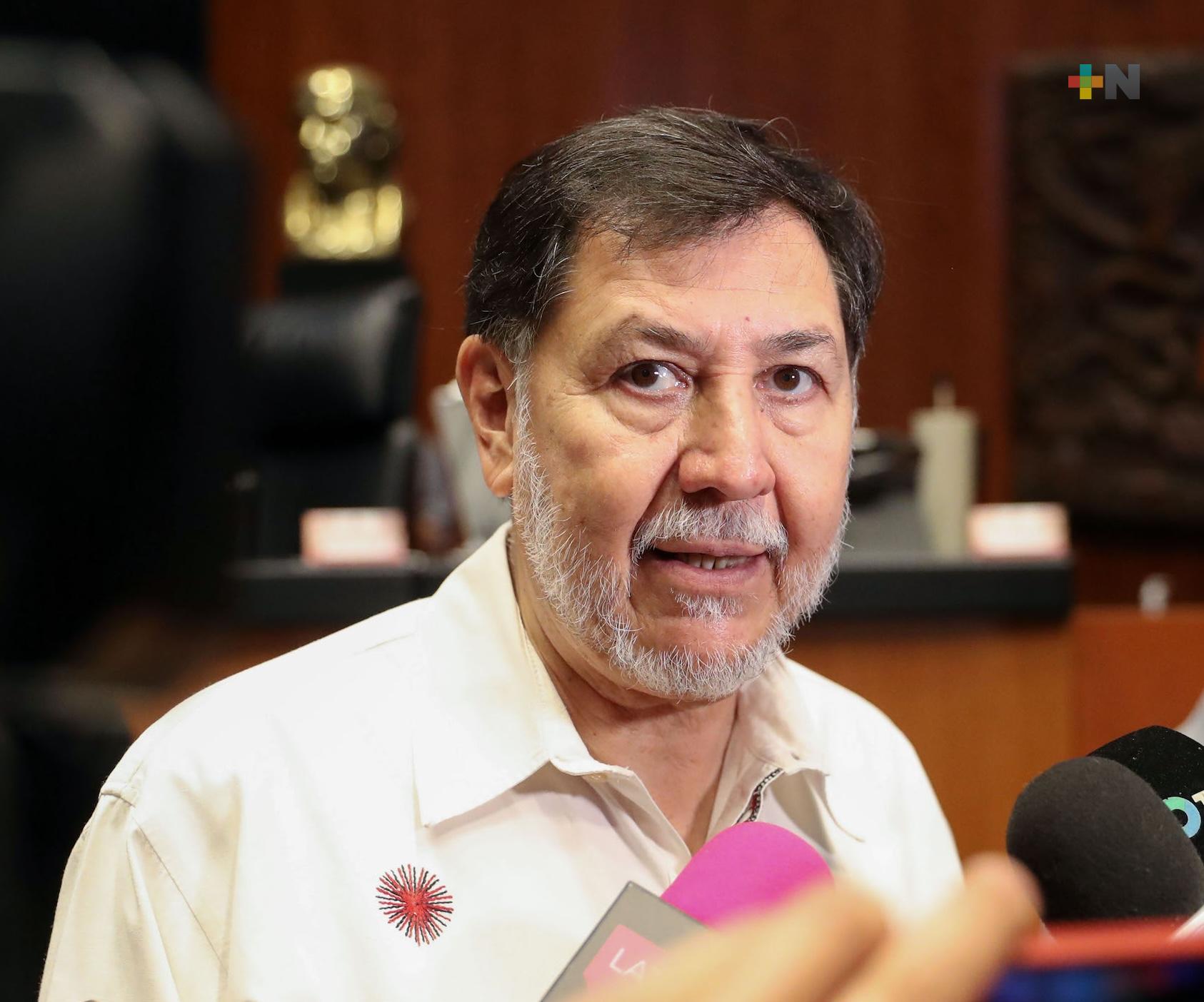 Próxima semana se abordará en el Pleno la elección de la titular de la CNDH: Fernández Noroña