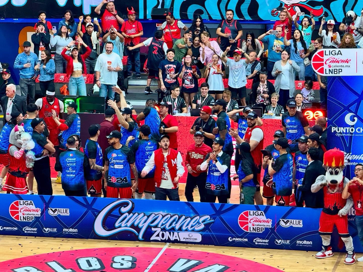 Diablos Rojos son campeones de zona y van a la gran final de LNBP