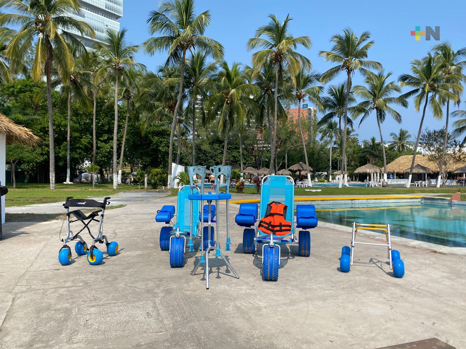 Abierta la primera playa universal en Veracruz