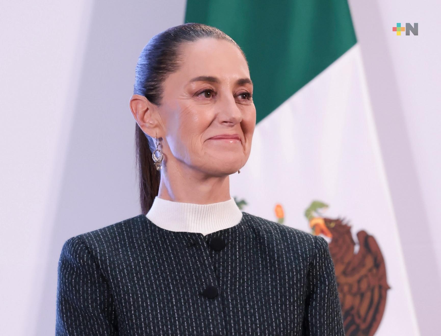 Ciudadanía apoya gestión de Claudia Sheinbaum, 72% de aprobación en octubre