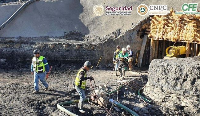 Reportan los avances en segunda fase de trabajos de búsqueda y recuperación de mineros en “El Pinabete”