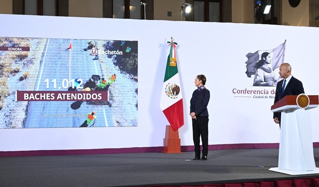 Primera etapa del programa Bachetón atiende casi 2 mil Km de carreteras en todo México